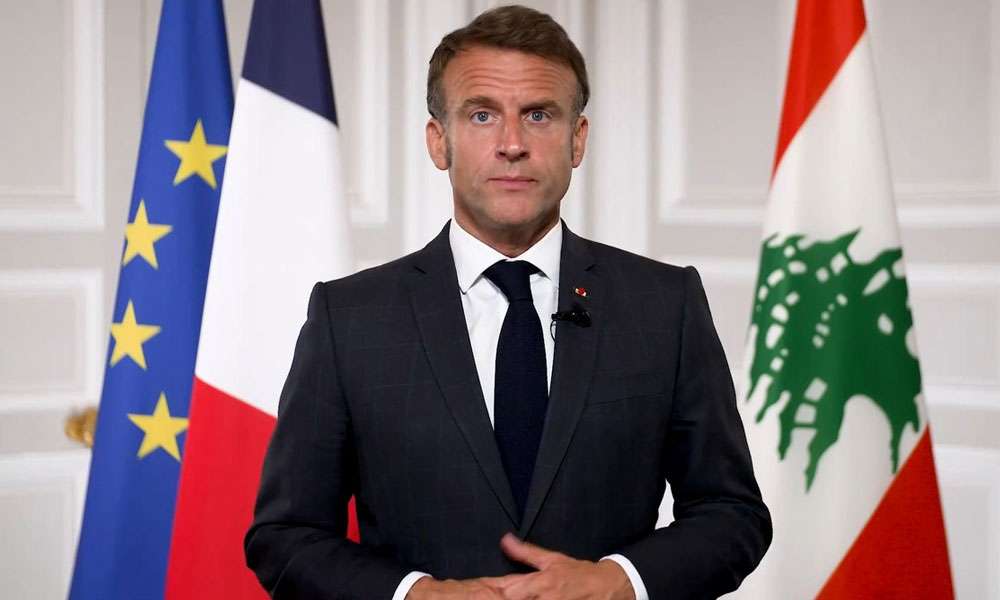 ماكرون يدعو الاحتلال إلى محادثات مباشرة مع لبنان ويعرض استضافتها في باريس