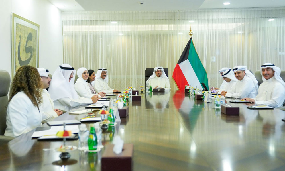 سمو رئيس مجلس الوزراء يترأس اجتماعا للجنة الوزارية لمتابعة الموقف التنفيذي للاتفاقيات ومذكرات التفاهم الموقعة بين الكويت والصين