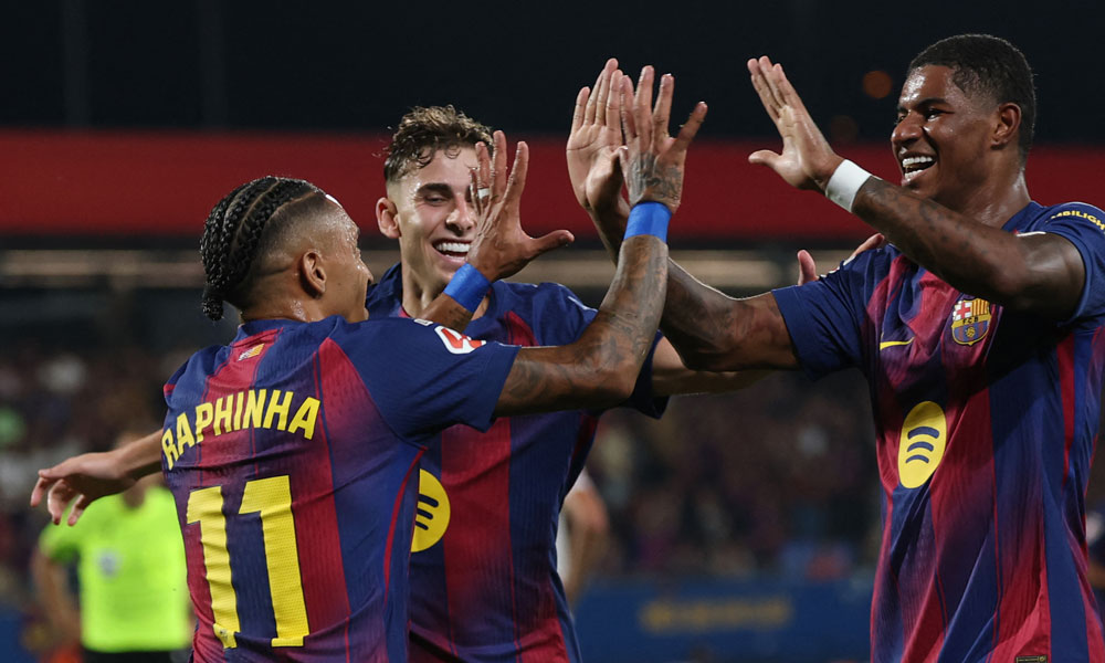 الدوري الإسباني: برشلونة يسحق فالنسيا بسداسية