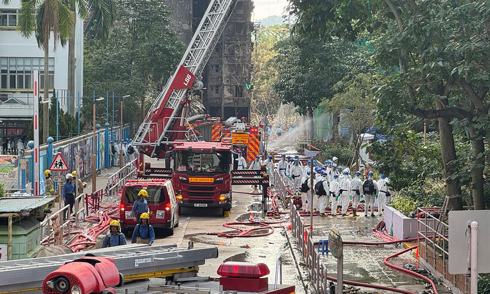 ارتفاع حصيلة حريق هونغ كونغ إلى 146 قتيلا