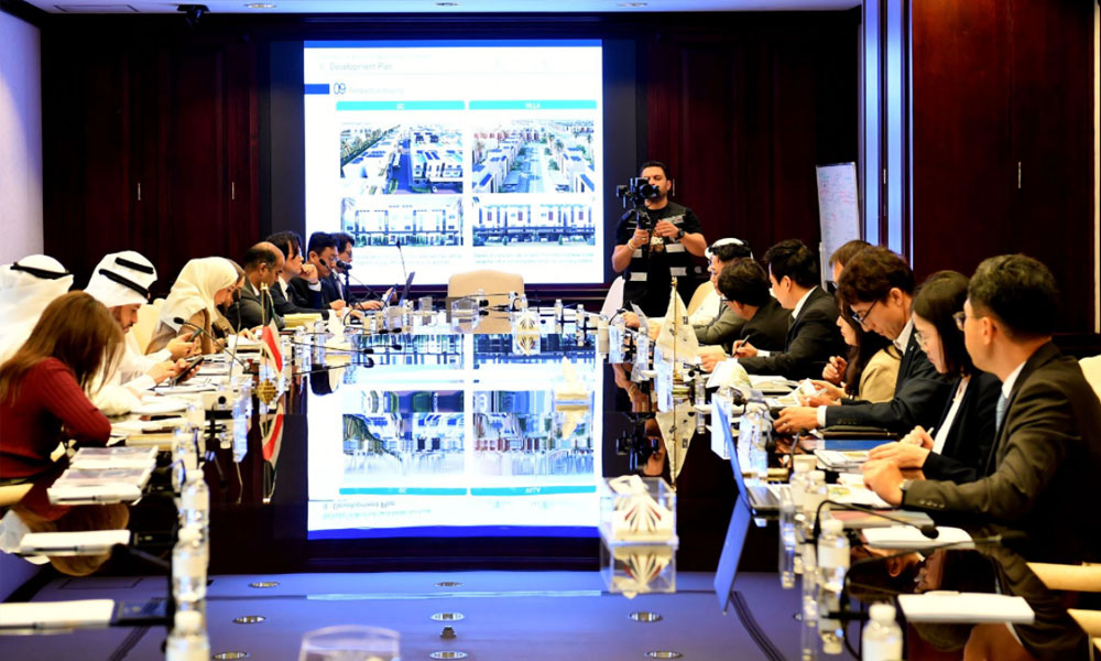 “السكنية” تعقد اجتماعا مع مؤسسة الأراضي والإسكان الكورية لاستكمال المفاوضات حول مشروع مدينة جنوب سعد العبدالله