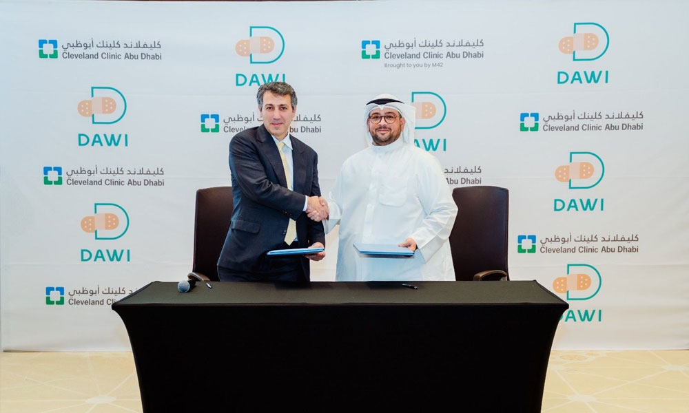 منصة “داوي” تعلن عن توقيع شراكة استراتيجية مع “كليفلاند كلينك أبوظبي”