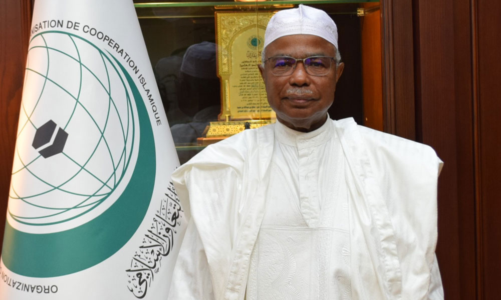 الأمين العام لـ”التعاون الإسلامي” يدعو إلى مضاعفة الجهود من أجل حشد الدعم الدولي لحل الدولتين