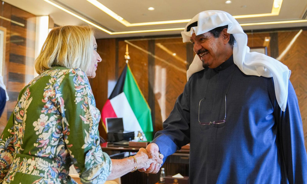 سمو رئيس مجلس الوزراء يستقبل رئيس الأكاديمية الوطنية للعلوم في الولايات المتحدة بمناسبة زيارتها للبلاد