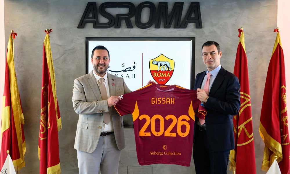 الذيب يستاهل الطيب: قصة تعلن شراكتها الرسمية مع نادي روما الإيطالي