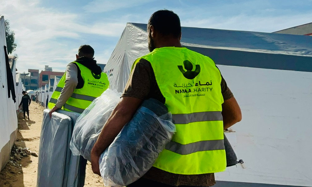 جمعية نماء الخيرية الكويتية تنفذ حزمة من المشاريع الإنسانية في قطاع غزة