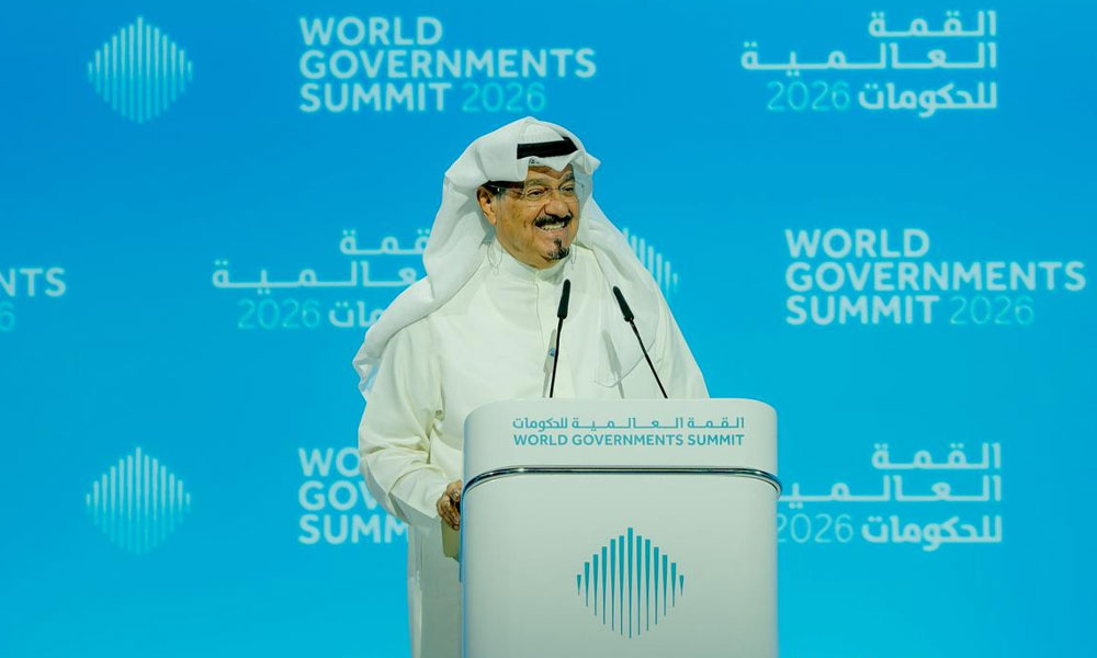 سمو رئيس مجلس الوزراء يلقي كلمة دولة الكويت أمام القمة العالمية للحكومات في دبي