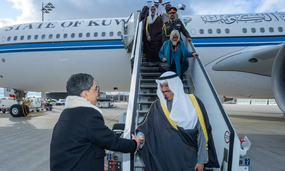 سمو رئيس مجلس الوزراء يصل إلى ألمانيا لترؤس وفد الكويت بأعمال الدورة 62 لمؤتمر ميونخ للأمن