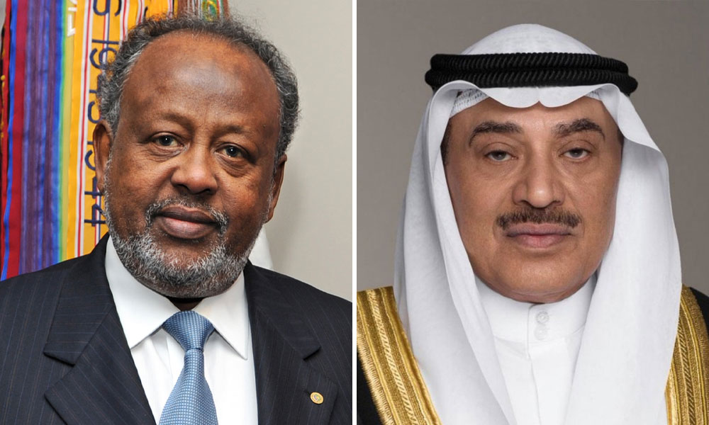 سمو ولي العهد يتلقى اتصالا هاتفيا من رئيس جمهورية جيبوتي