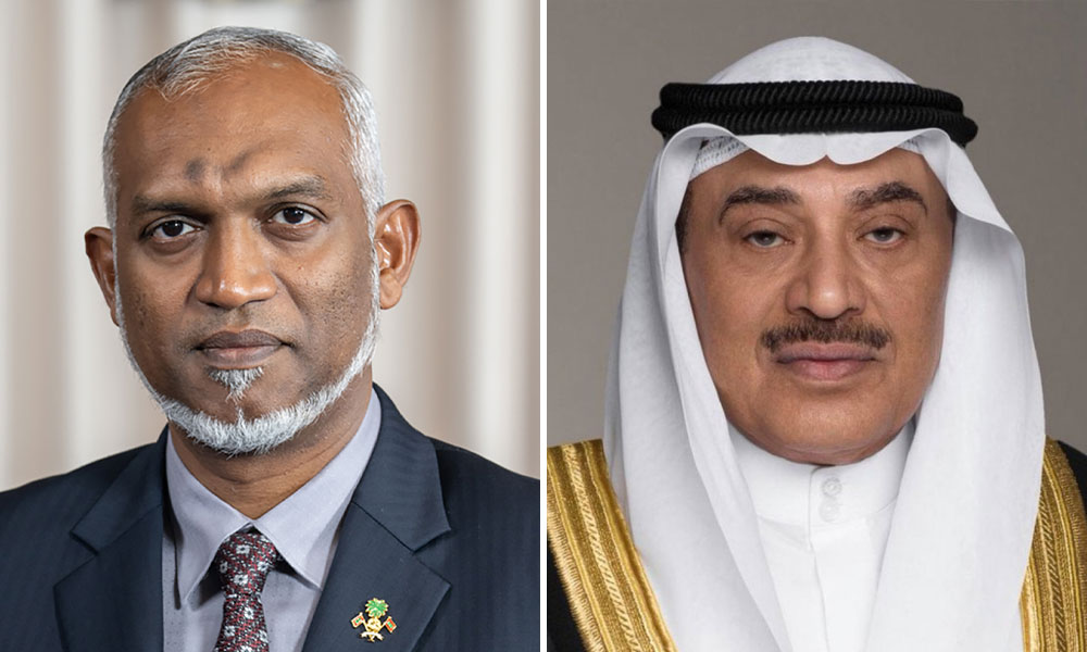 سمو ولي العهد يتلقى اتصالا من الرئيس المالديفي أدان خلاله الهجمات الإيرانية السافرة على دولة الكويت