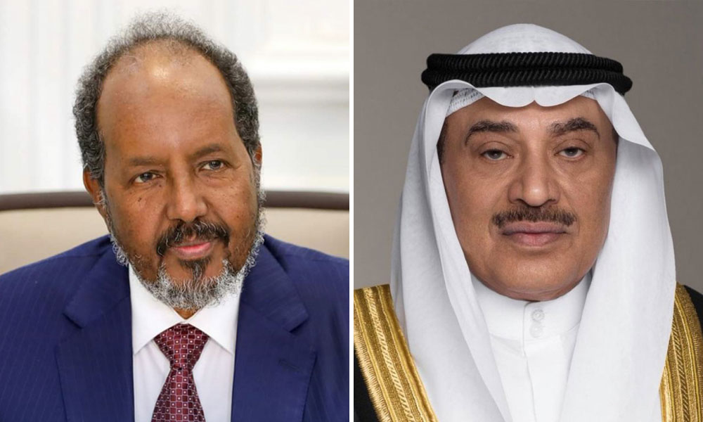 سمو ولي العهد يتلقى اتصالا من الرئيس الصومالي أدان خلاله الهجمات الإيرانية السافرة على دولة الكويت