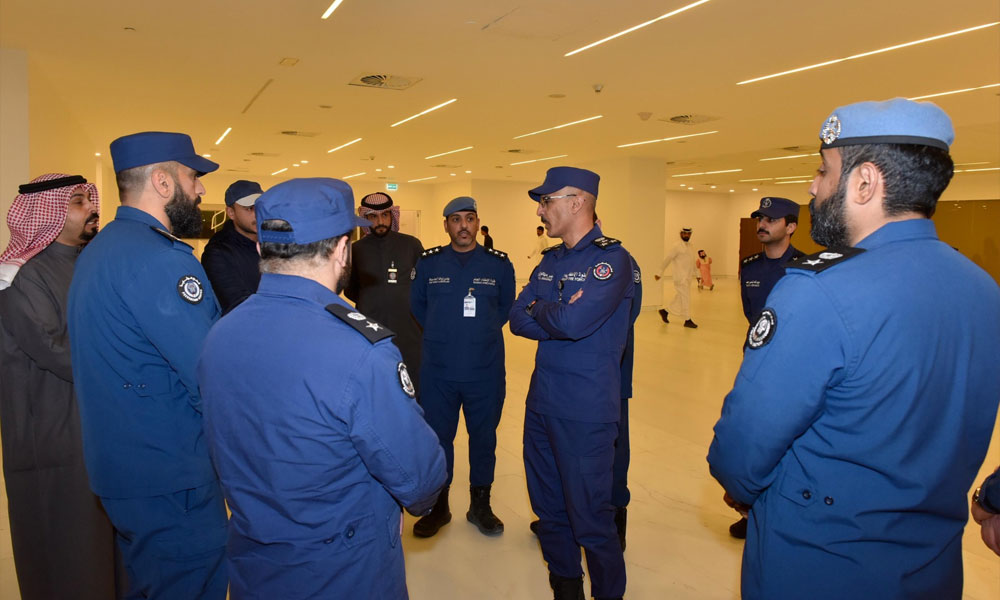 نائب رئيس الإطفاء للحماية المدنية بالتكليف يتفقد جاهزية النقاط المكلفة بتأمين المستشفيات