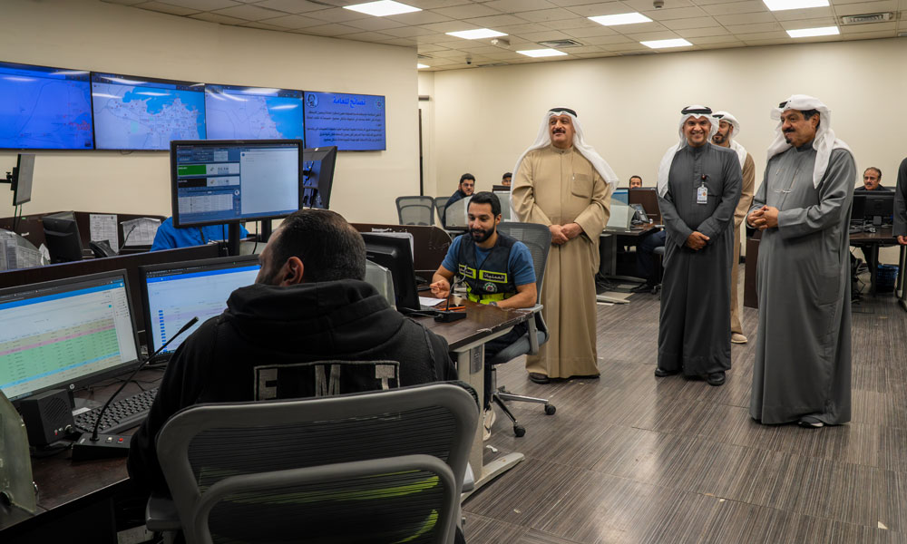 سمو رئيس مجلس الوزراء يقوم بزيارة تفقدية إلى إدارة الطوارئ الطبية التابعة لوزارة الصحة