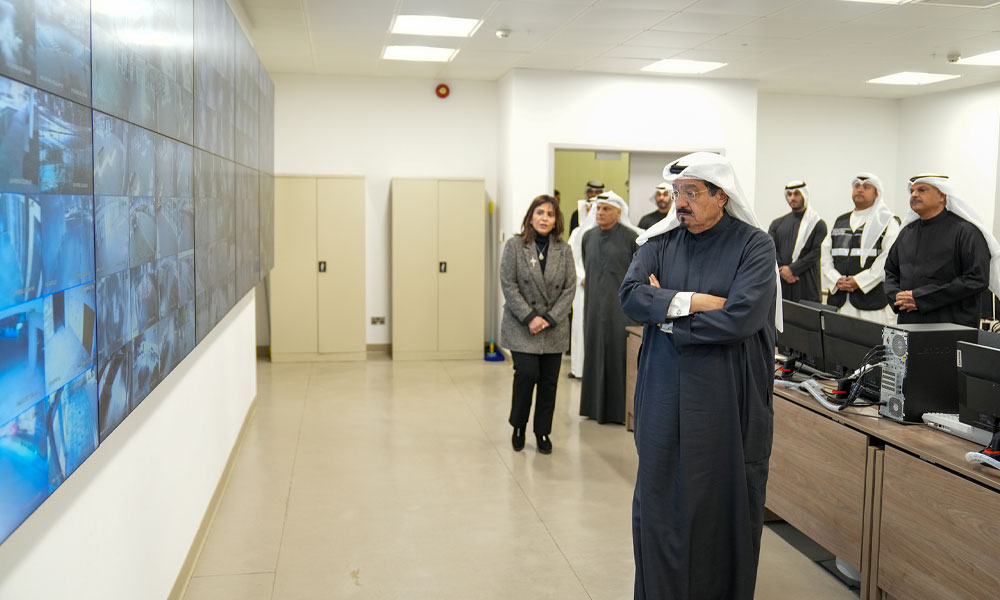 سمو رئيس مجلس الوزراء يقوم بزيارة تفقدية إلى مدينة صباح السالم الجامعية