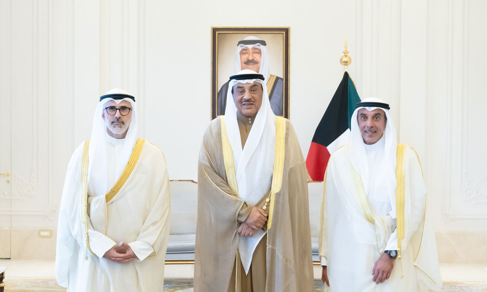 سمو ولي العهد يستقبل وزير الخارجية ونائبه بمناسبة تعيينه في منصبه الجديد