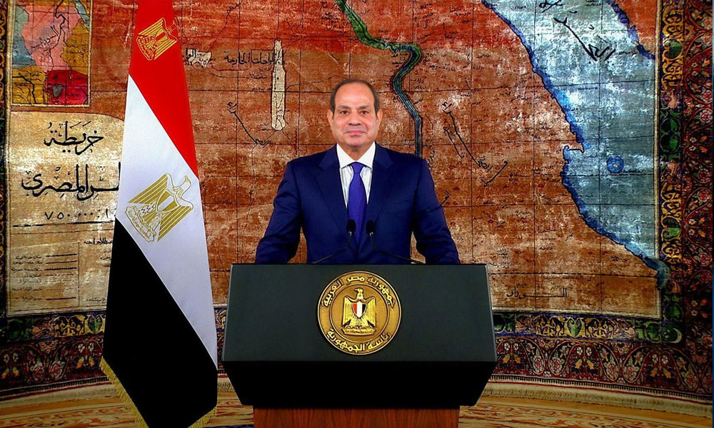 الرئيس المصري: الحلول السياسية والمفاوضات السبيل الأمثل لتجنيب المنطقة مزيدا من الدمار