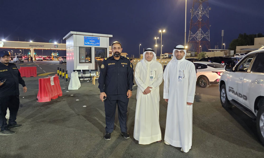 رئيس الجمارك ونائبه لشؤون المنافذ يتفقدان استعدادات استقبال الحجاج بمنفذ النويصيب