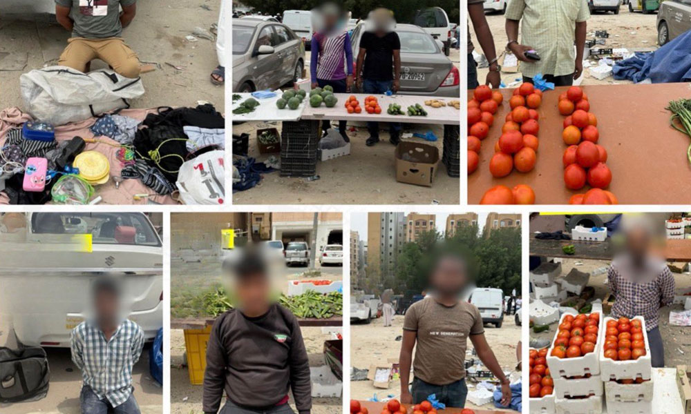 الداخلية: ضبط بسطات عشوائية و10 أشخاص مخالفين في منطقة المهبولة