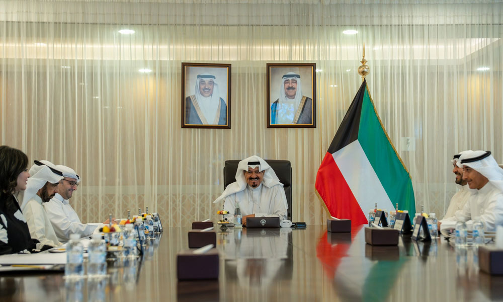 سمو رئيس مجلس الوزراء يترأس اجتماعا لمتابعة الأعمال التنفيذية الخاصة بالمناقصات العامة