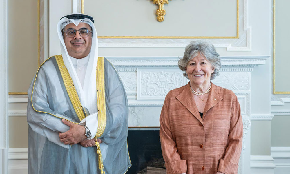 سفير دولة الكويت لدى كندا يقدم اوراق اعتماده الى الحاكمة العامة