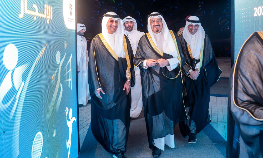 سمو رئيس مجلس الوزراء يرعى ويحضر حفل التكريم الوطني لأبطال المنتخبات الوطنية من اللاعبين واللاعبات عن المواسم 2023 – 2024 و2024 – 2025