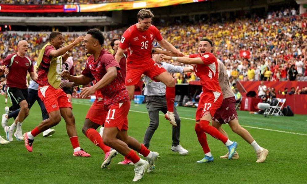 كأس العالم 2026: سويسرا تتأهل إلى ربع النهائي بعد فوزها على كولومبيا بركلات الترجيح
