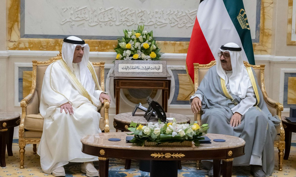 سمو أمير البلاد يستقبل الأمين العام لمجلس التعاون لدول الخليج العربية