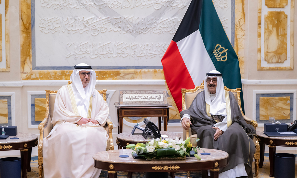 سمو أمير البلاد يتسلم رسالة خطية من رئيس دولة الإمارات لحضور “مؤتمر الأمم المتحدة للمياه 2026” بديسمبر المقبل