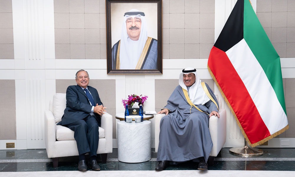 ممثل سمو أمير البلاد سمو ولي العهد يستقبل الأمين العام للجامعة العربية على هامش أعمال الجمعية العامة للأمم المتحدة في نيويورك