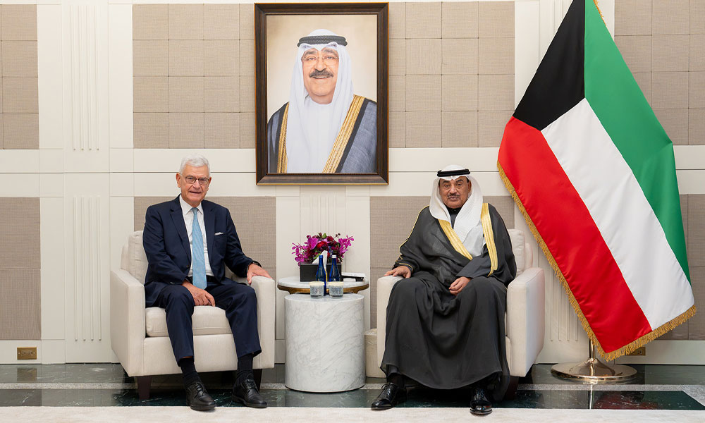 ممثل سمو أمير البلاد سمو ولي العهد يستقبل مستشار مجلس إدارة ليماك القابضة ورئيسة مجلس إدارة شركة ليماك القابضة