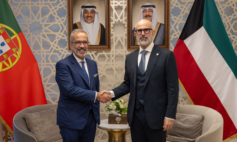 وزير الخارجية يستعرض مع وزير الدولة ووزير الخارجية البرتغالي العلاقات الثنائية وسبل تعزيزها