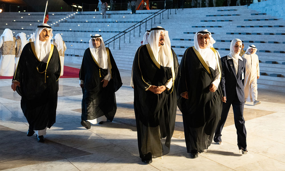 سمو أمير البلاد يشمل برعايته وبحضور ممثل سموه سمو رئيس مجلس الوزراء حفل افتتاح حديقة الشهيد المرحلة الثالثة